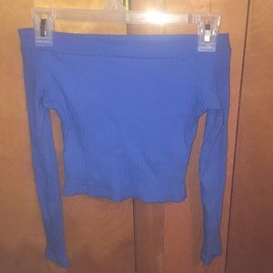 Off the shoulder crop top